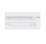 Obrazek Uchwyt LIND L-352/796mm czarny mat