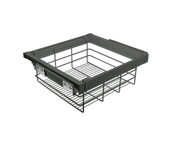 Obrazek Szuflada Elite z koszem drucianym 800 mm antracyt