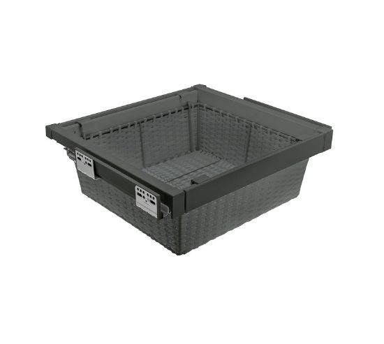 Obrazek Szuflada Elite z koszem ratanowym 800 mm antracyt