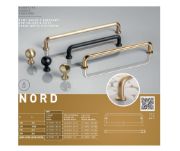 Obrazek Uchwyt NORD L-192 czarny mat