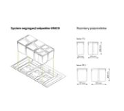 Obrazek Sortownik Unico 500 1x15L 2x7L