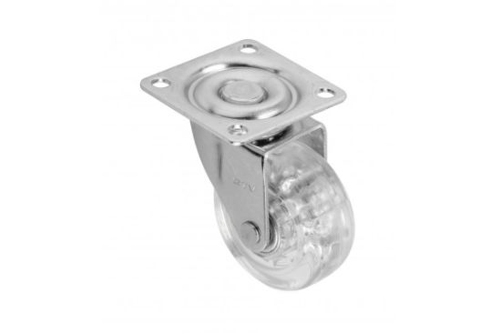 Obrazek Kółko meblowe A przeźroczyste 50mm