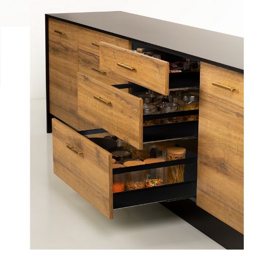 Obrazek Szuflada MATRIX S35 L-500 czarny 35kg.