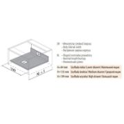 Obrazek Szuflada Modern Box 500 niski szary