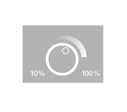 Obrazek Przełącznik z funkcją ściemnia.bezdotykowy czarny