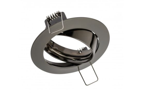 Obrazek Oprawa punktowa PORTO-K IP20 okrągła czarny chrom