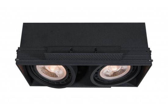 Obrazek Oprawa sufitowa Milo 4755 2*GU10 IP20 czarna