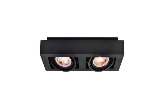 Obrazek Oprawa sufitowa Loid 4700 IP20 2*GU10 czarna