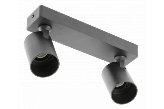 Obrazek Oprawa sufitowa  SANTO IP20 max.20W*2 czarna