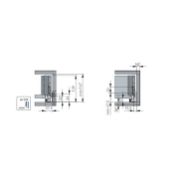 Obrazek Szuflada AXISPRO 300mm antracyt - średnia H116