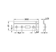 Obrazek Szyna do zawieszania 875 ocynk. 27/2032